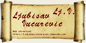 Ljubisav Vučurević vizit kartica